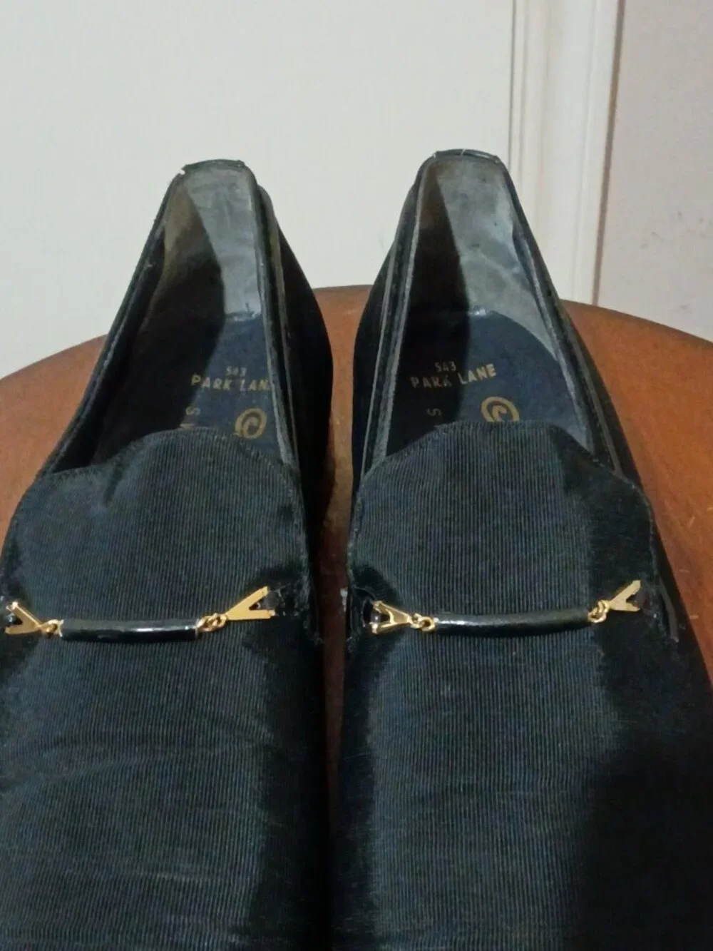 Vintage 70s Men’s Tuxedo Shoes Bally Of Switzerland Fabric Snaffle Size 11.5N
